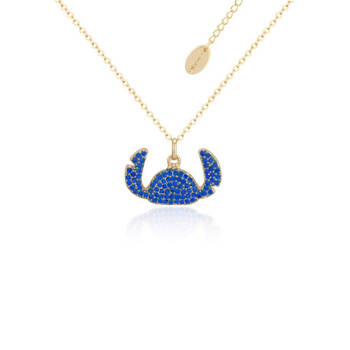 Couture Kingdom Disney Lilo & Stitch Crystal Silhouette Necklace - Gold