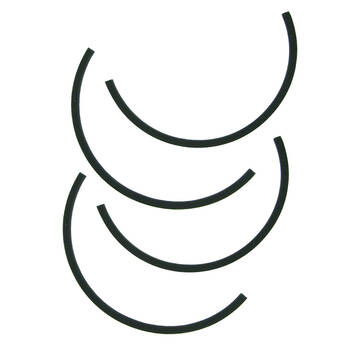 2x Post Motor HEPA Filter Sealing Gasket Suits Models: DC07, DC14