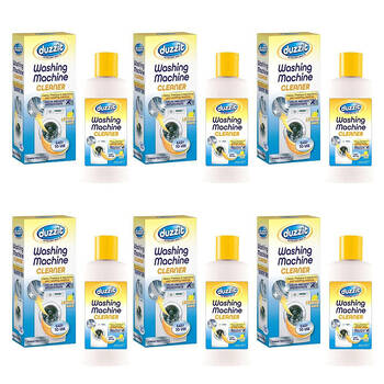 6PK Duzzit Liquid Washing Machine Cleaner 250ml - Lemon