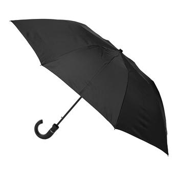 Clifton Men’s 96cm Auto Open Folding Wind Resistant Umbrella - Black