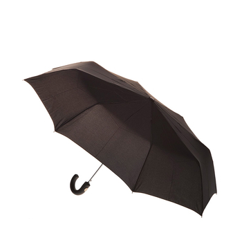 Clifton Men’s Mini Maxi 99.5cm Auto Open Folding Windproof Umbrella - Black