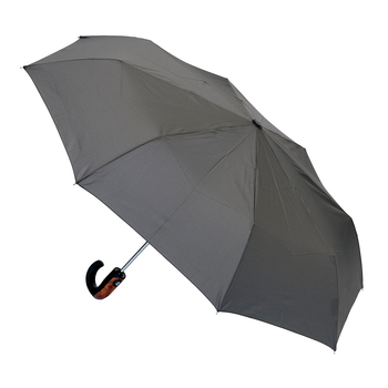 Clifton Men’s 96.5cm Auto Open Folding Windproof Umbrella - Charcoal