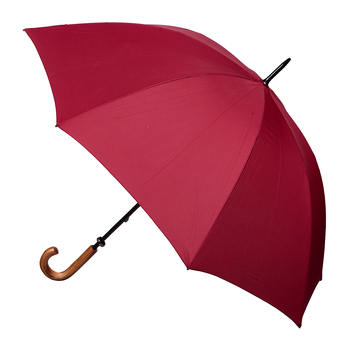 Clifton Men’s 119cm Classic Style Windproof Walking Umbrella - Burgundy