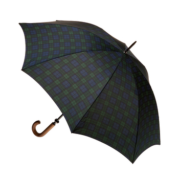 Clifton Men’s 119cm Classic Windproof Walking Umbrella - Black Watch