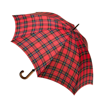 Clifton Men’s 119cm Classic Windproof Walking Umbrella - Royal Stewart