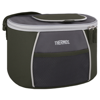 Thermos E5 6 Can Cooler with LDPE Liner Grey/Green