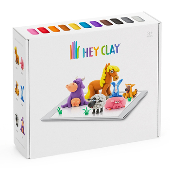 15pc Hey Clay Animals Toy Set  3y+