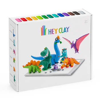 15pc Hey Clay Dino Toy Set 3y+
