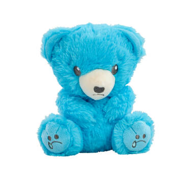 Mood Bears Sad Bear Mini Moods Plush Toy 12x16cm - Blue 3y+
