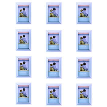 12PK Frankie & Me Window Wooden 4x6'' Picture Frame Home/Office Photo Decor White