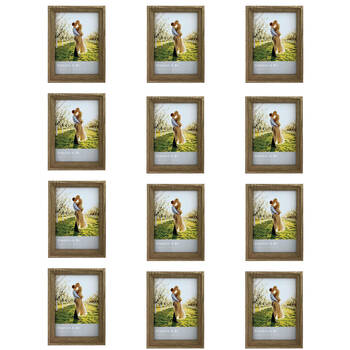 12PK Frankie & Me Window Wooden 5x7'' Picture Frame Home/Office Photo Decor Oak
