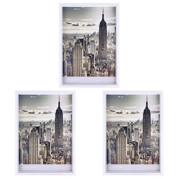 3PK Frankie & Me Wooden Poster A3 Picture Frame Home/Office Photo Decor White