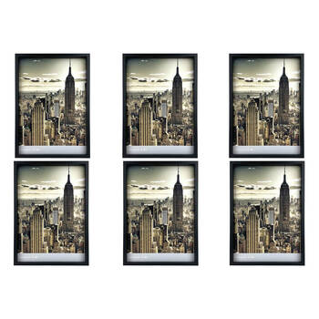 6PK Frankie & Me Wooden Poster A3 Picture Frame Home/Office Photo Decor Black