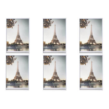 6PK Frankie & Me Wooden Poster Picture Frame Home/Office Photo Decor 50x76cm White