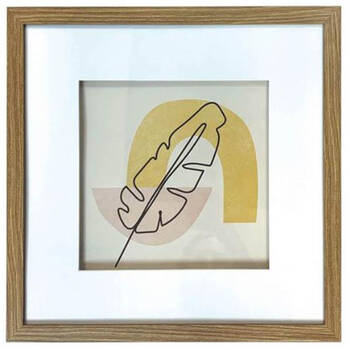 Frankie & Me Shadow Square Picture Frame Home/Office Photo Decor 4cm Dark Oak