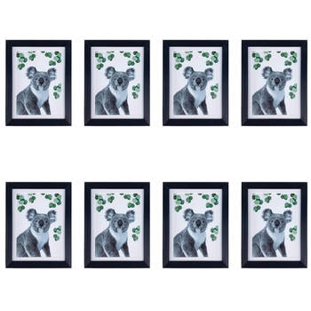 8PK Frankie & Me Wooden Border 8x10'' Picture Frame Home/Office Photo Decor White