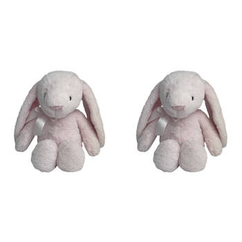 2PK Momoko Bunny Stuffed Animal Kids/Children Soft Doll Plush Toy 35cm Pink