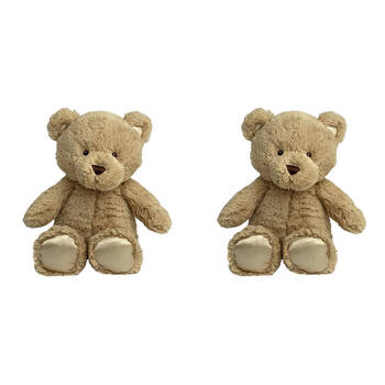 2PK Momoko Teddy Bear Stuffed Animal Kids/Children Soft Doll Plush Toy 23cm Brown