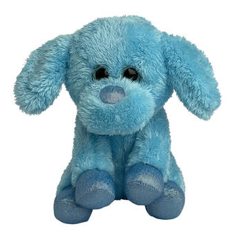 Momoko Dog Foil Animal Sit Stuffed Doll Kids/Children Soft Plush Toy 20cm Blue