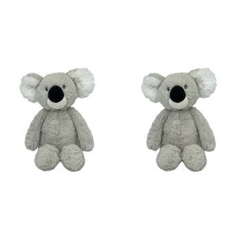 2PK Momoko Baby Koala Animal Stuffed Doll Kids/Children Soft Plush Toy 23cm Grey
