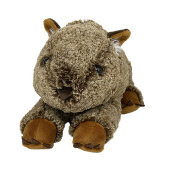 Momoko Aust Wombat Animal Stuffed Doll Kids/Children Soft Plush Toy 25cm Brown