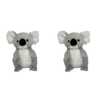 2PK Momoko Aust Koala Animal Stuffed Doll Kids/Children Soft Plush Toy 25cm Grey