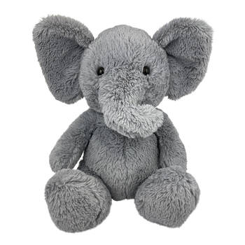 Momoko Elephant Animal Stuffed Doll Kids/Children Soft Plush Toy 40cm Grey