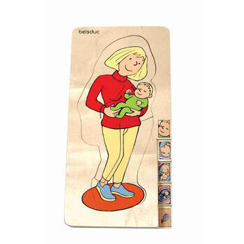 27pc Beleduc Multilayer Puzzle Your Body Mother & Baby Kids/Children - 3y+