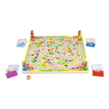 4pc Beleduc Little Village Rat-Catching Game Board Kids/Children - 3y+