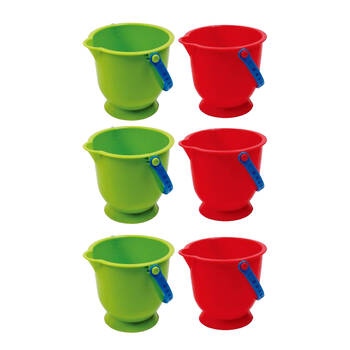 3PK Beleduc Bucket with Spout Educational Sandpit Play Toy Kids/Children - 3y+