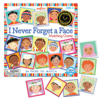 Eeboo Memory & Matching Game I Never Forget A Face Kids 5y+