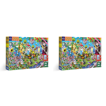 2x 100pc eeBoo Jigsaw Puzzle Love of Bees 45x68cm Educational Game 5+
