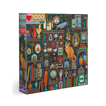 1000pc eeBoo Jigsaw Puzzle Alchemists Cabinet 58.4x58.4cm Educational Game 14+