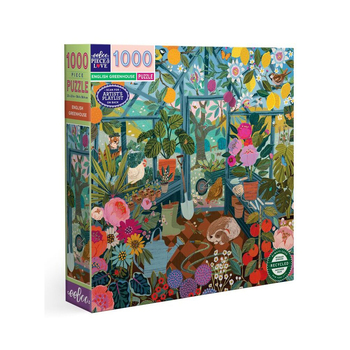 1000pc eeBoo Jigsaw Puzzle Game English Greenhouse 14+