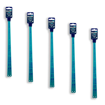 5x 2pc Eclipse Pro Tools 18TPI Predator All Hard Hacksaw Blades 300mm Sky Blue
