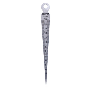 Eclipse Pro Tools Taper Gauge Metric 1-15mm - Silver