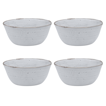 4PK Ecology Ottawa Orchid Stoneware Round Food Bowl 15.5cm