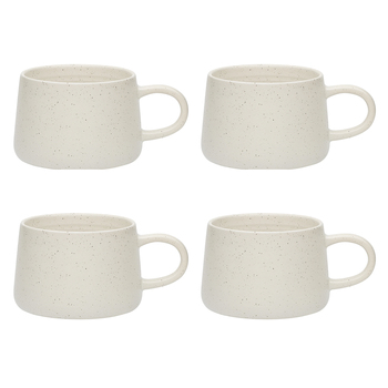 4PK Ecology Ottawa Calico Stoneware Drinking Mug 365ml