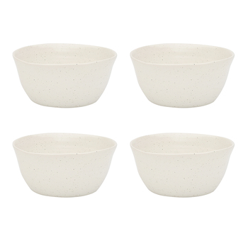 4PK Ecology Ottawa Calico Stoneware Round Rice Bowl 13.5cm