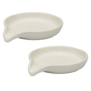 2PK Ecology Ottawa Stoneware Spoon Rest Calico 12x14cm