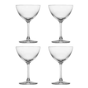 4pc Ecology 80ml Classic Crystalline Wine Glass Nick & Nora Drinkware - Clear