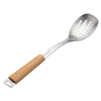 Ecology Provisions Acacia Stainless steel Slotted Cooking Spoon