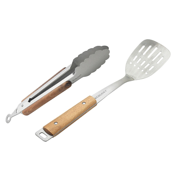 Ecology Provisions Slotted Turner & 23cm Tongs Combo
