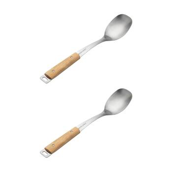 2PK Ecology Provisions Serving Spoon Acacia/Stainless Steel Natural