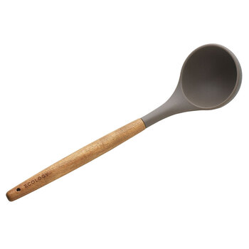 Ecology Provisions Acacia Silicone Soup Ladle