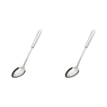 2PK Ecology Provisions Silicone Edge Slotted Spoon 7.5x37cm