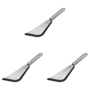3PK Ecology Provisions Silicone Edge Long Slotted Turner 8.5x31.5cm