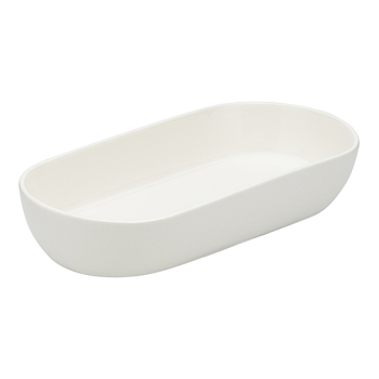 Ecology Origin Capsule Wide Oval Porcelain 30cm Serving Bowl - White