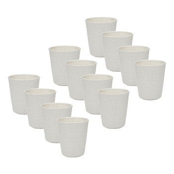 12x Ecology Ottawa 250ml Stoneware Calico Latte Cup - Cream