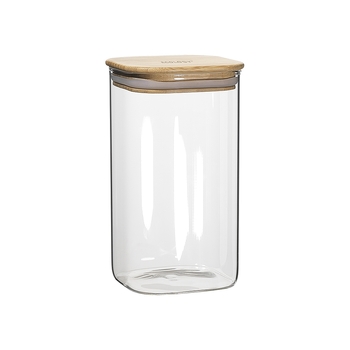 Ecology Pantry 19cm Square Canister Storage - Clear